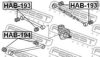 FEBEST HAB-194 Control Arm-/Trailing Arm Bush